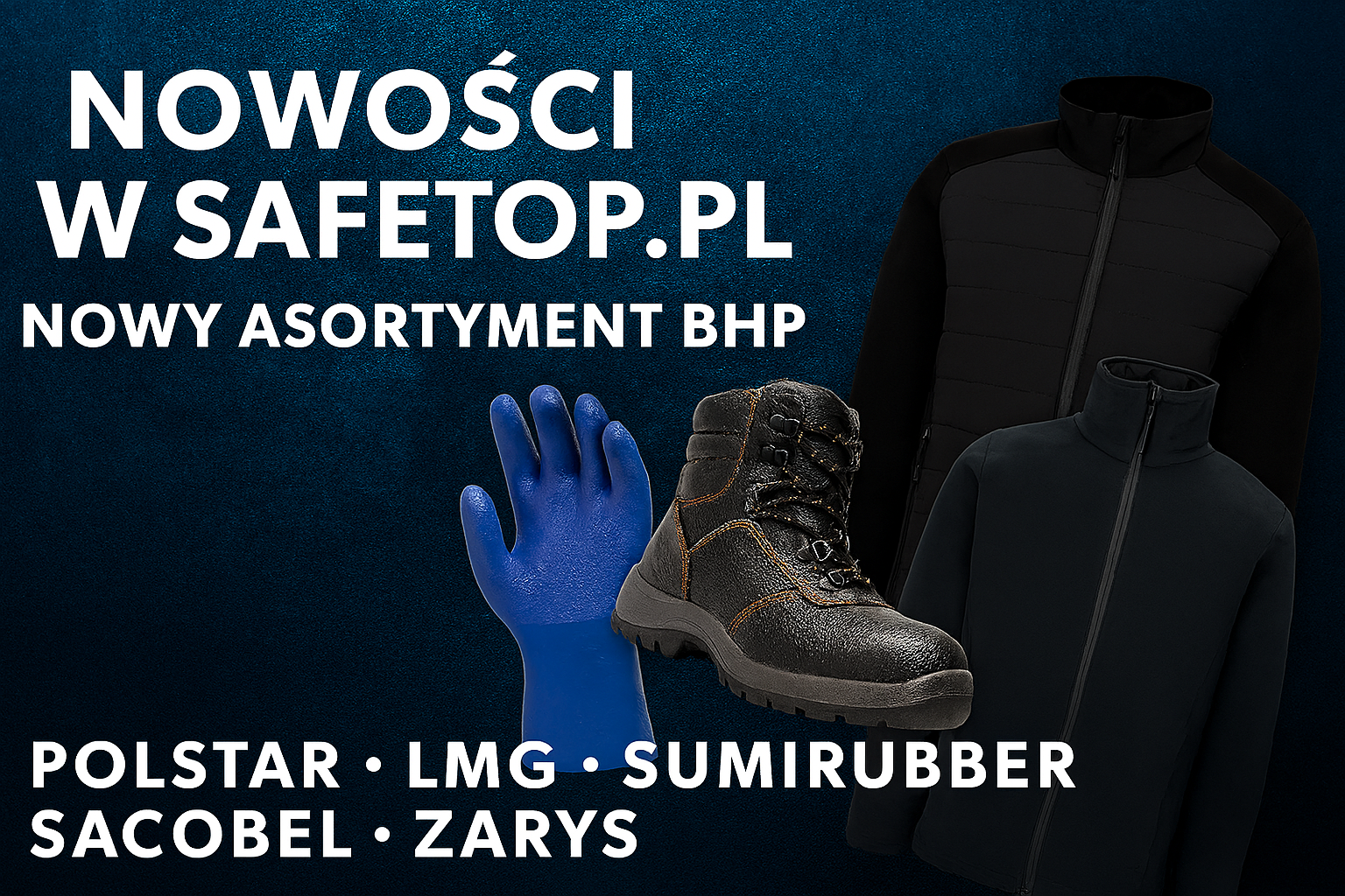 Nowości w Safetop.pl – Polstar, LMG, SUMIRUBBER, Sacobel i ZARYS w naszej ofercie BHP